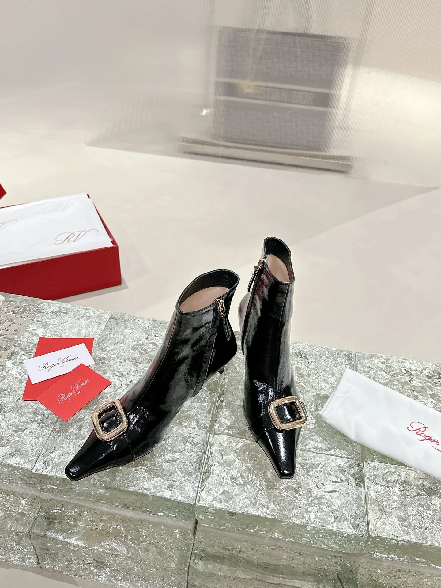 Обувь RV Shoes - 2024 - Кожаные ботильоны - Черные