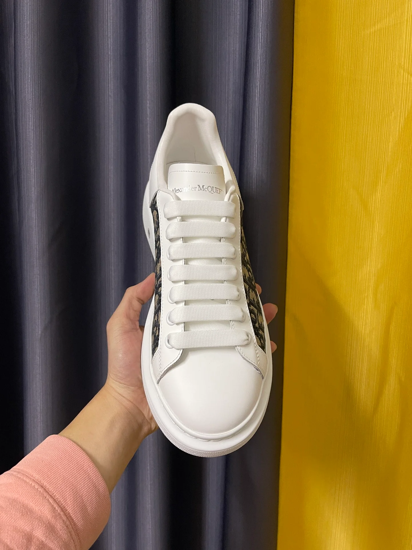 Классические белые кроссовки McQueen - унисекс - эксклюзивная версия Dior.