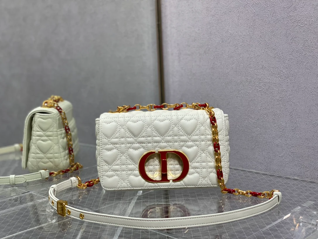 Dior Caro - Коллекция ?Фестиваль Циси? в форме сердца - Маленький размер - Белый