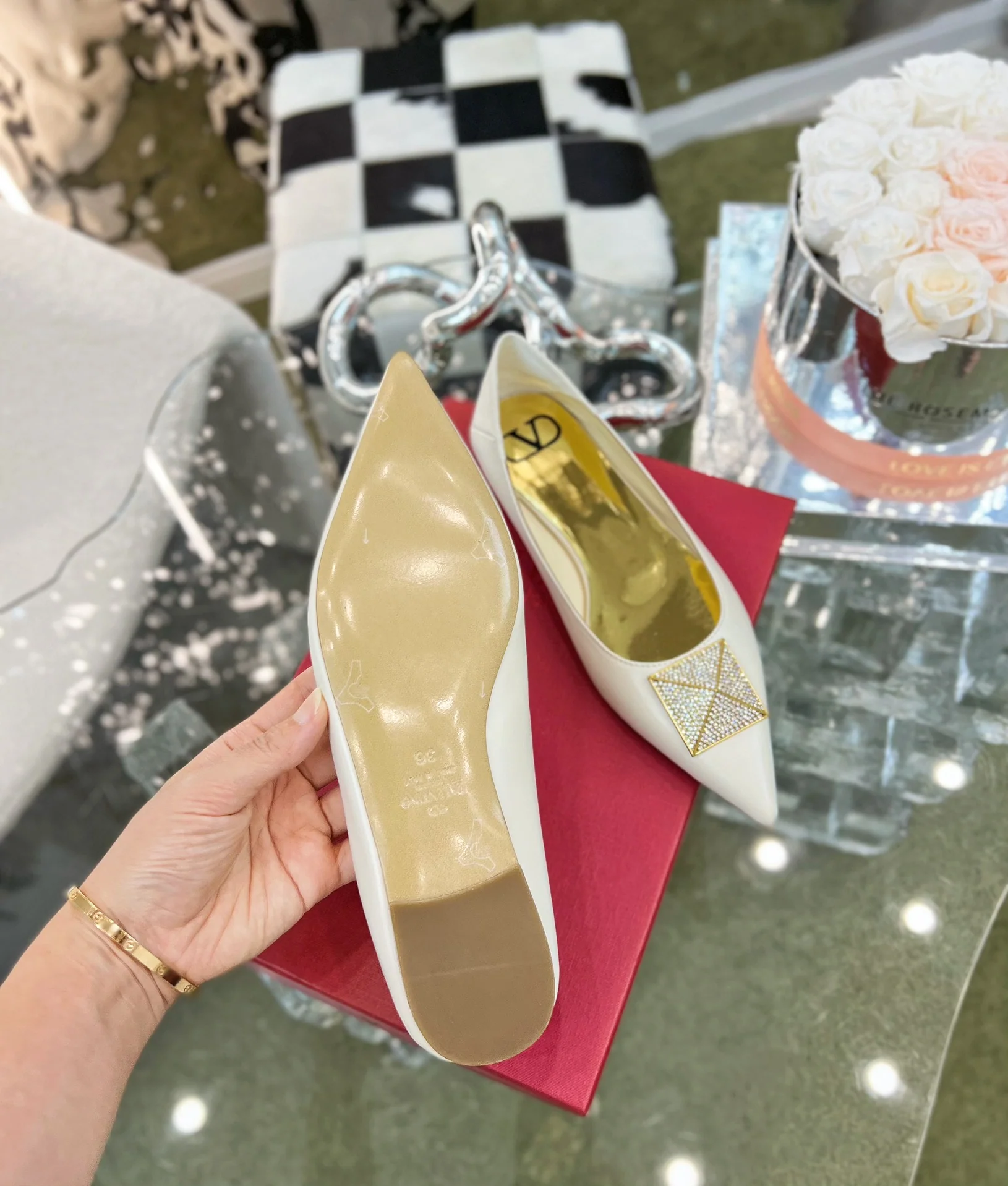 Valentino - Балетки через плечо