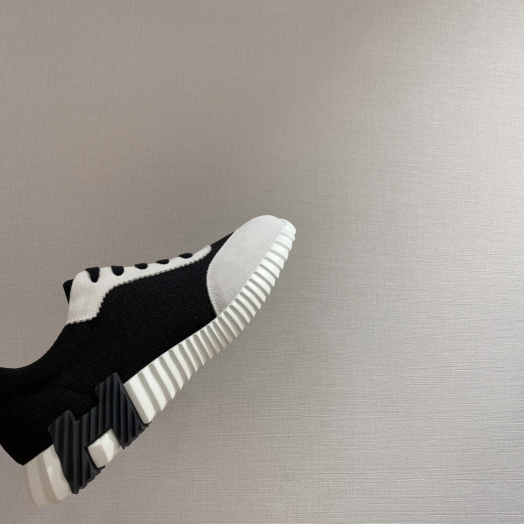 Весенняя коллекция Hermes 2022 — Спортивная повседневная обувь — Унисекс — Черно-белая