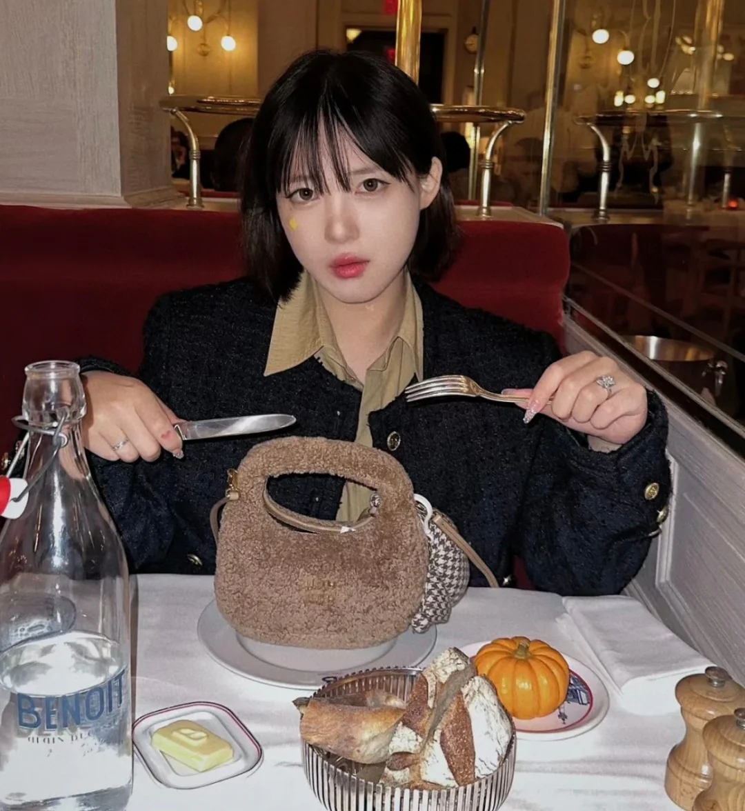 Сумка Miu Miu Wander - овечья шерсть - коричневая - поделиться нарядом