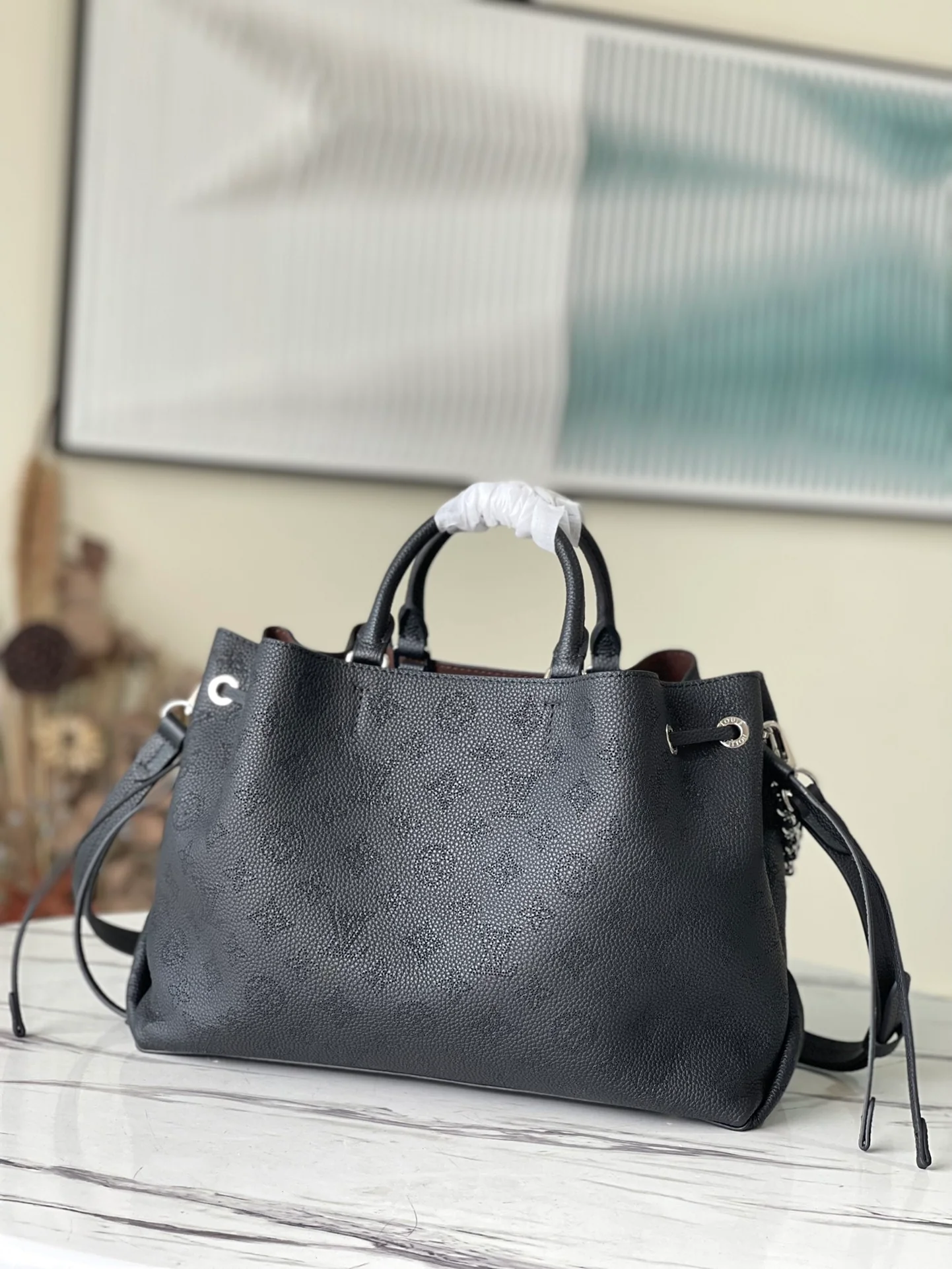 m59200-LV-Bella-Tote Handbag-Black