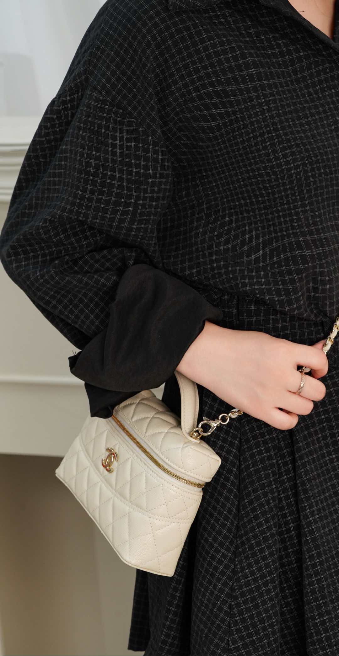 25 центов - Ручной пакет-коробочка - Личи Корова - Бежевый