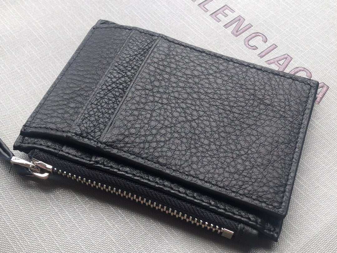 Balenciaga-拉链零钱卡包
