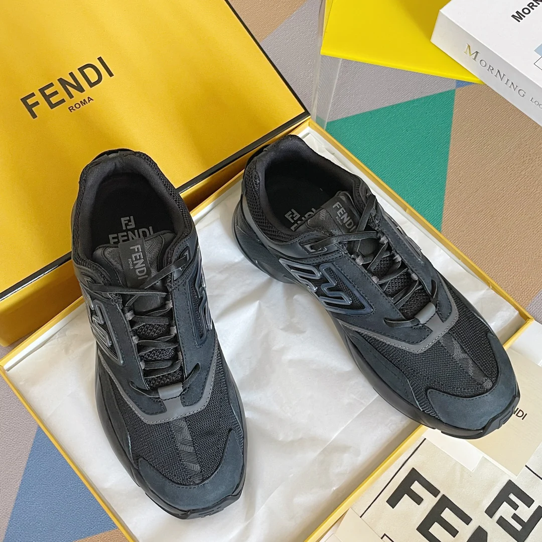 Кроссовки Fendi - Парные - Черные