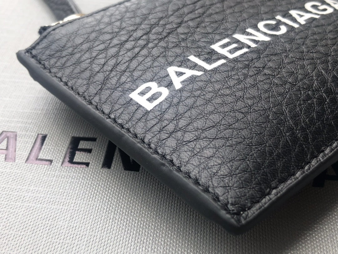 Balenciaga-拉链零钱卡包