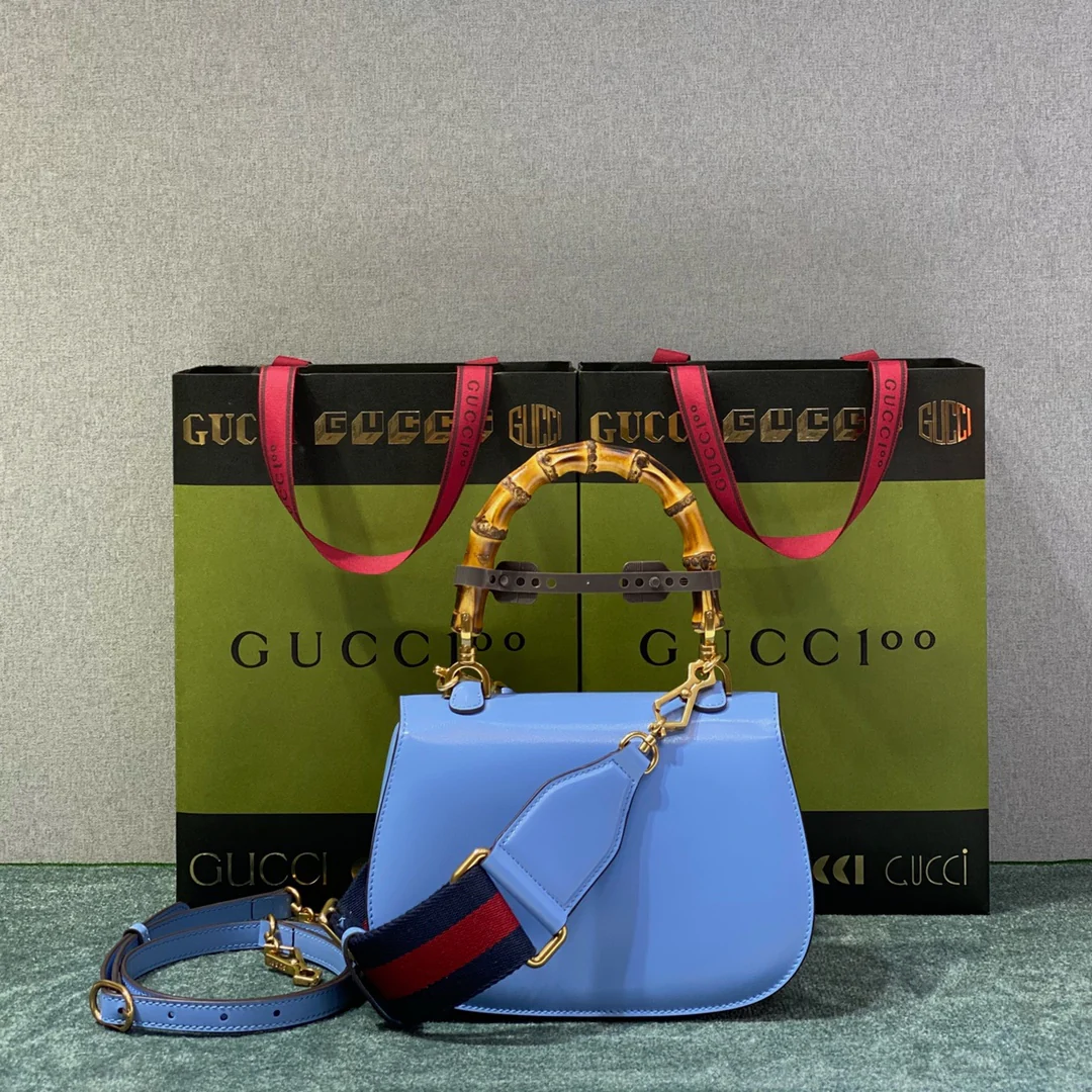 Коллекция ретро-сумок Gucci из бамбука - 6