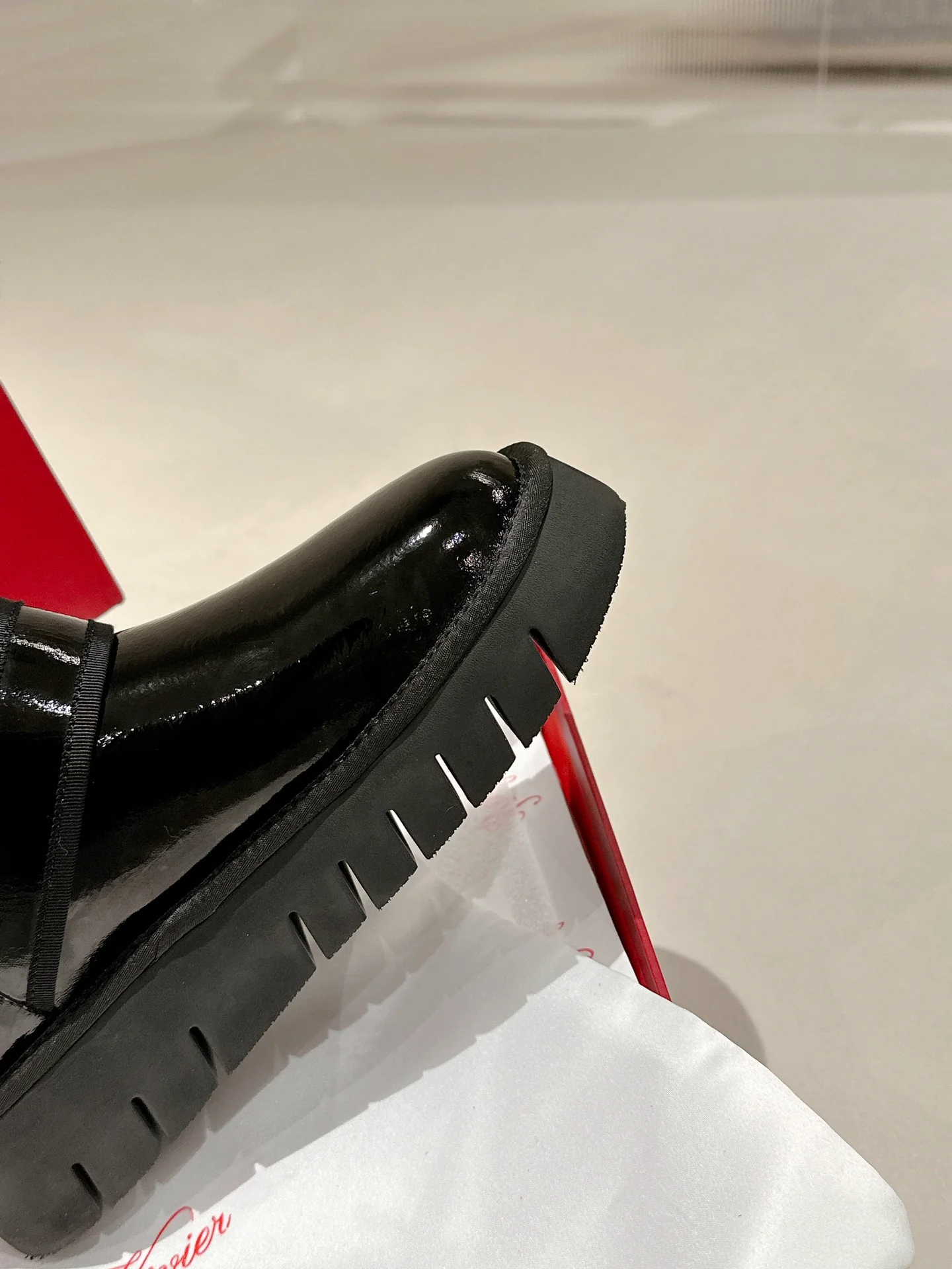 Ботильоны с квадратным носком и пряжкой - 2024 - Кожаные ботильоны - Черные