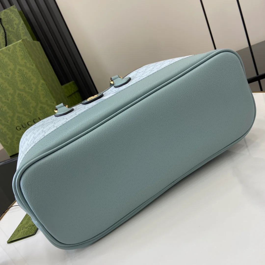 Маленькая сумка-тоут Gucci Ophidia - синяя