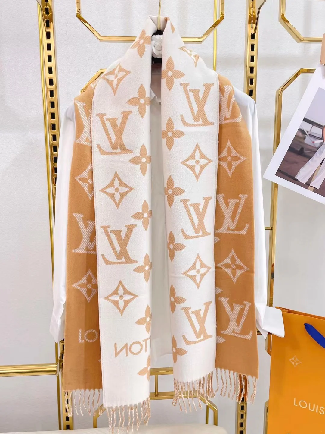 Шарф LV Essential - 186 см - 34 см