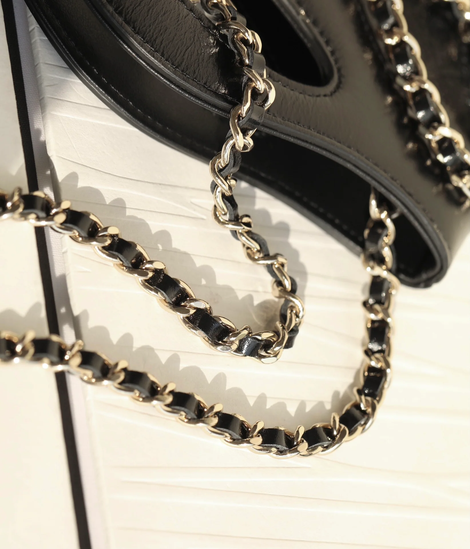 Сумка Chanel Nano 31 - Миниатюрная горизонтальная версия - Черная