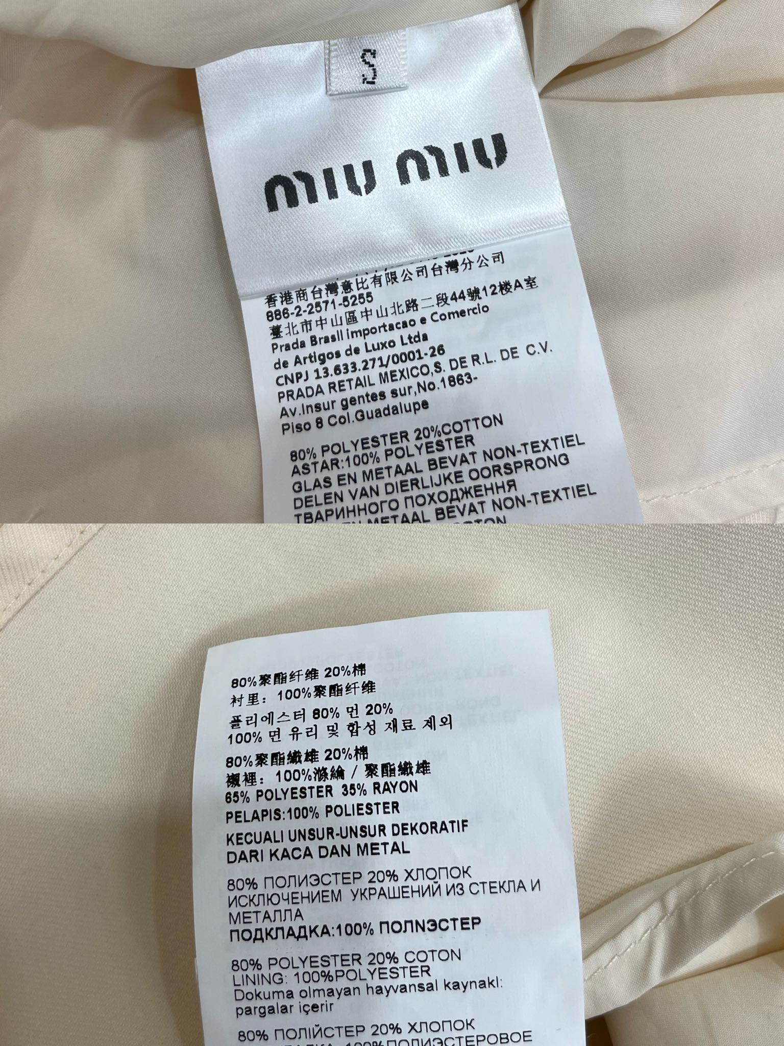 Miu Miu - Летнее платье нового стиля 2404-24ss с отложным воротником, вышивкой в ??виде букв и поясом - Модное белое.