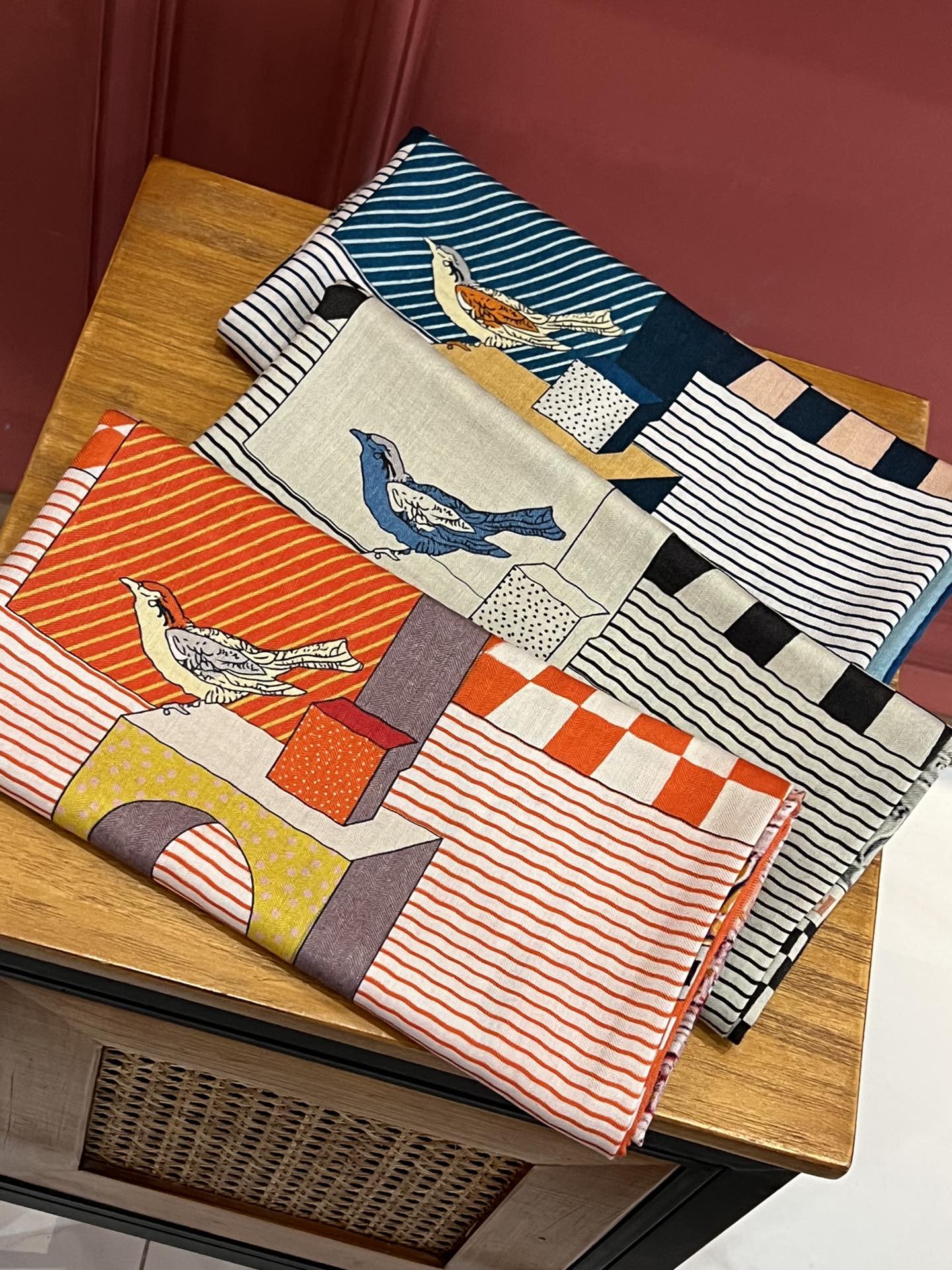 Шарф Hermes Grand Theatre Square Scarf - 140 см - Шелк-кашемир - Черный