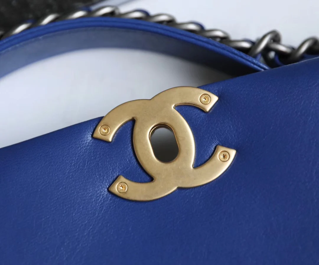 Сумка Chanel 19 - Маленькая, ярко-синяя