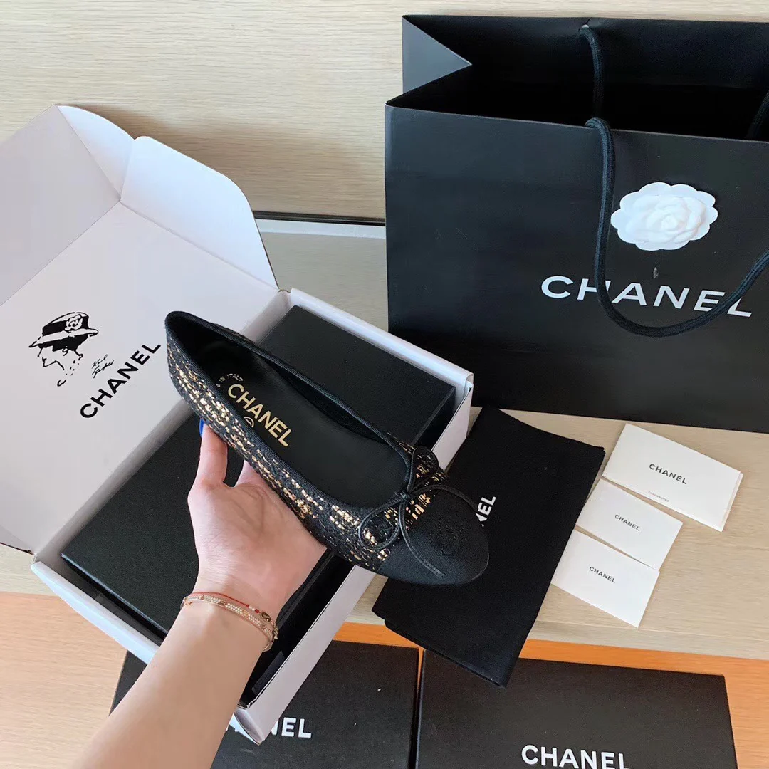 Chanel - Классические балетки - Балетный узор