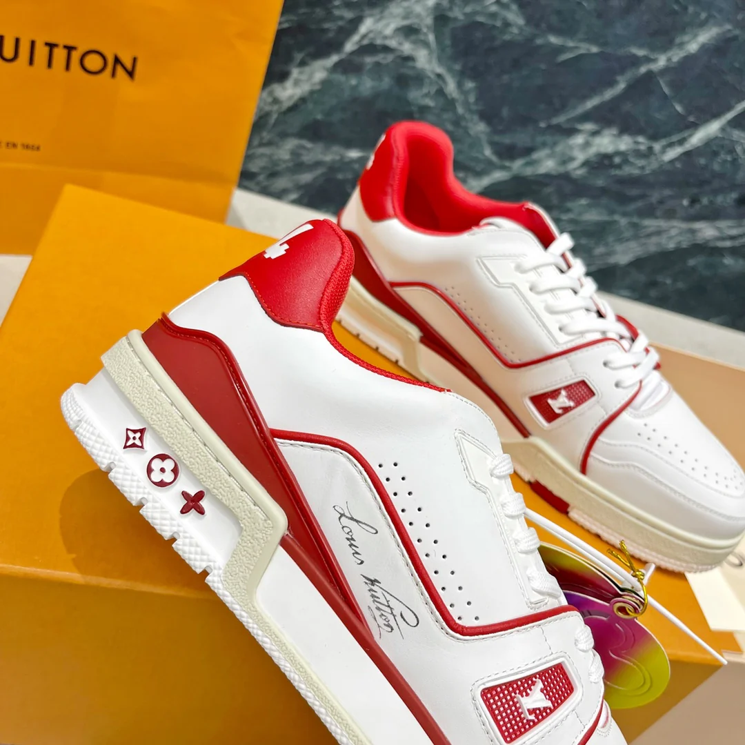 LV - Кожаные кроссовки - Повседневная обувь - Мужские - 5