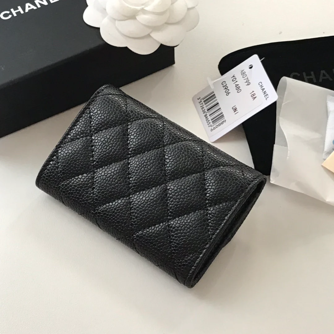 Однослойный держатель для карт Chanel Classic CF - 4