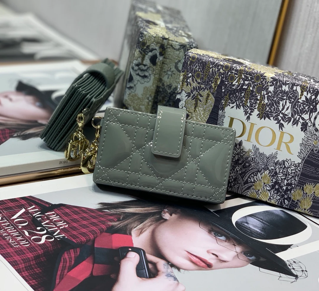Dior 风琴卡包-10.5cm