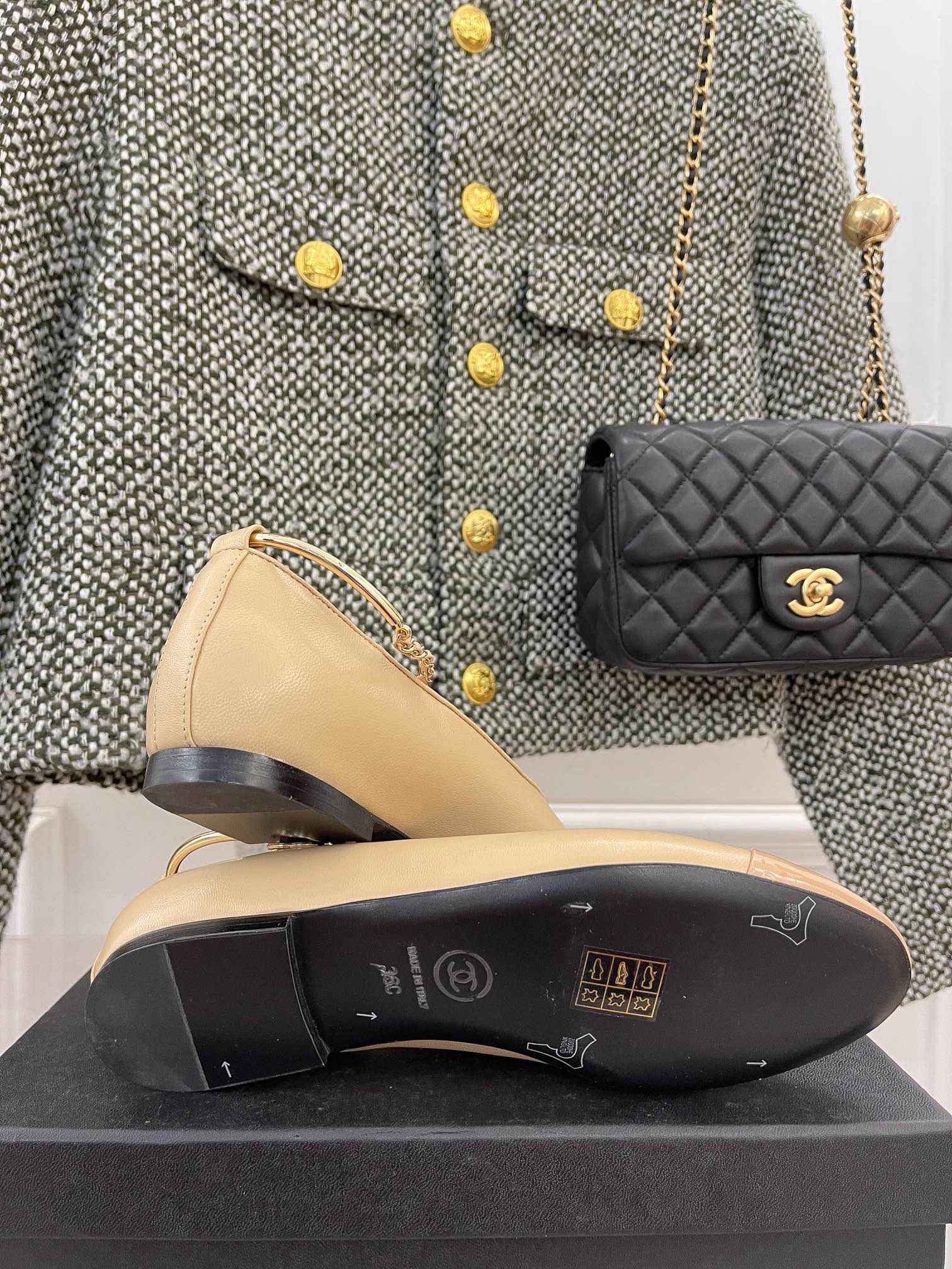 Chanel - Изысканная цепочка - Туфли Мэри Джейн - 2