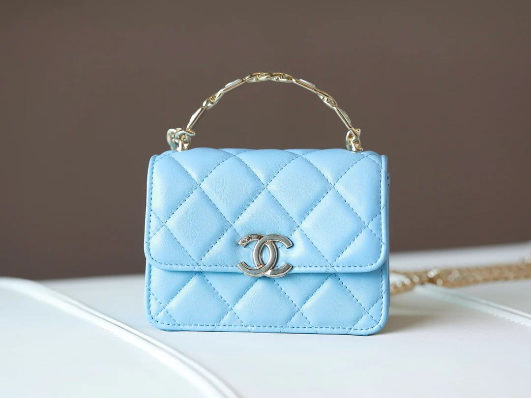 Chanel - в стиле Чжао Луси - Маленькая сумка через плечо - 4