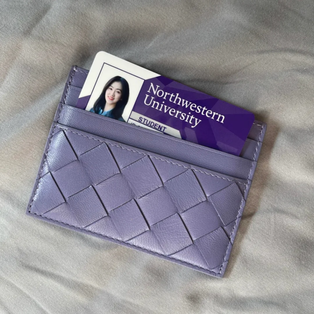 BV-扁身小格 卡夹 熏衣草紫