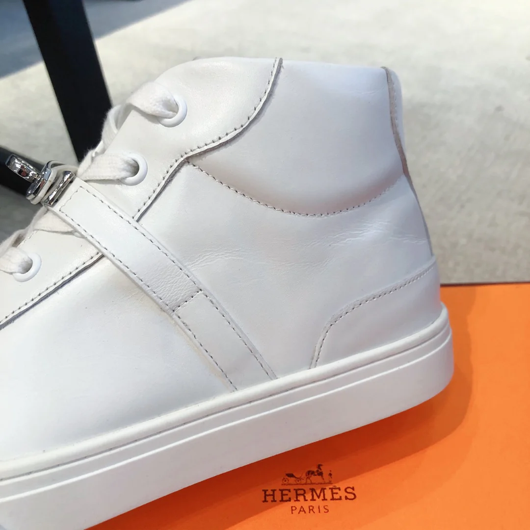 Новинка весны 2021 года от Hermes - Спортивные высокие повседневные кроссовки - Мужские - 1