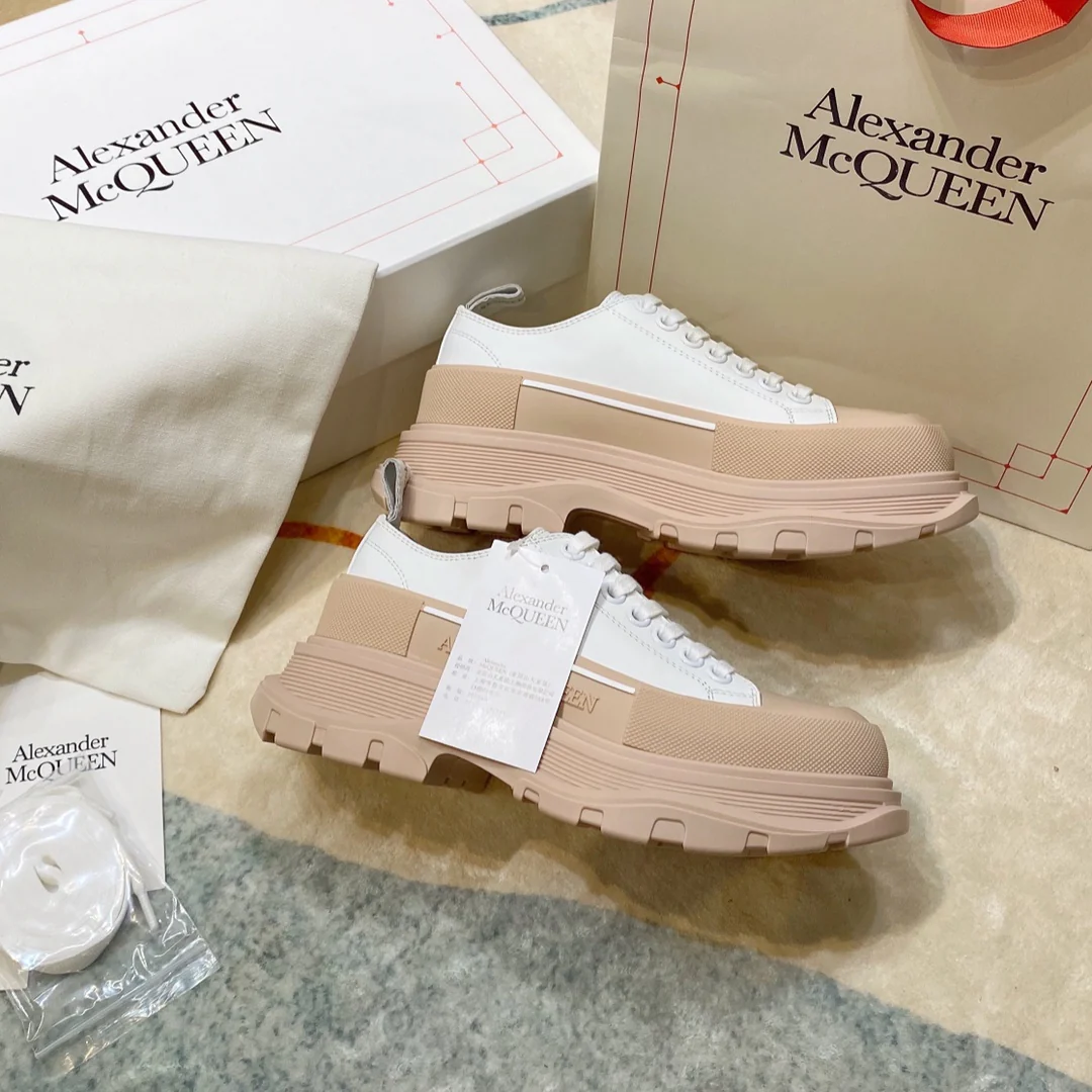 McQueen - Milk Tea Back Sole - Белые кроссовки