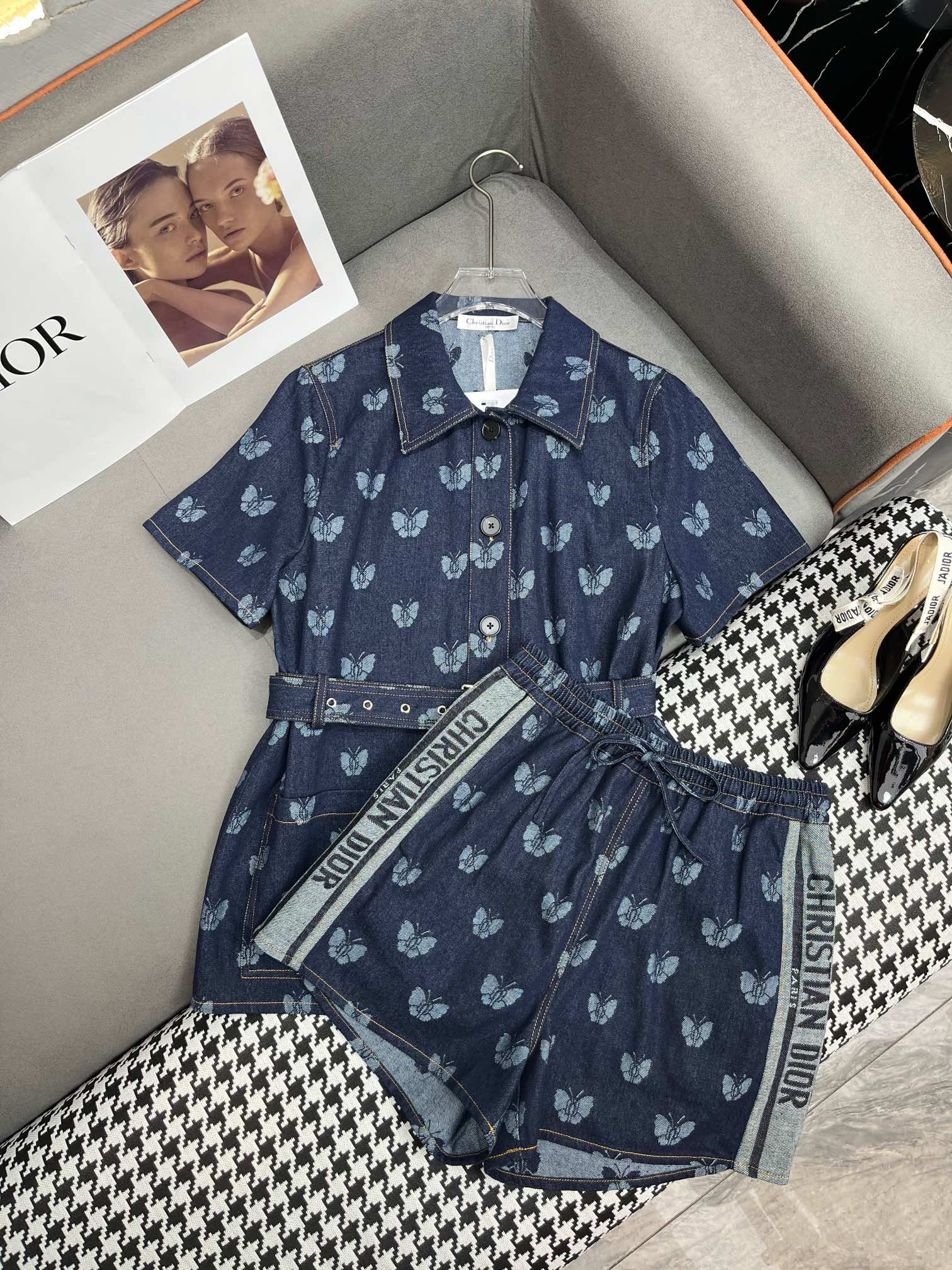 Dior - 2403 - 24ss Весна/Лето Новые джинсовые шорты