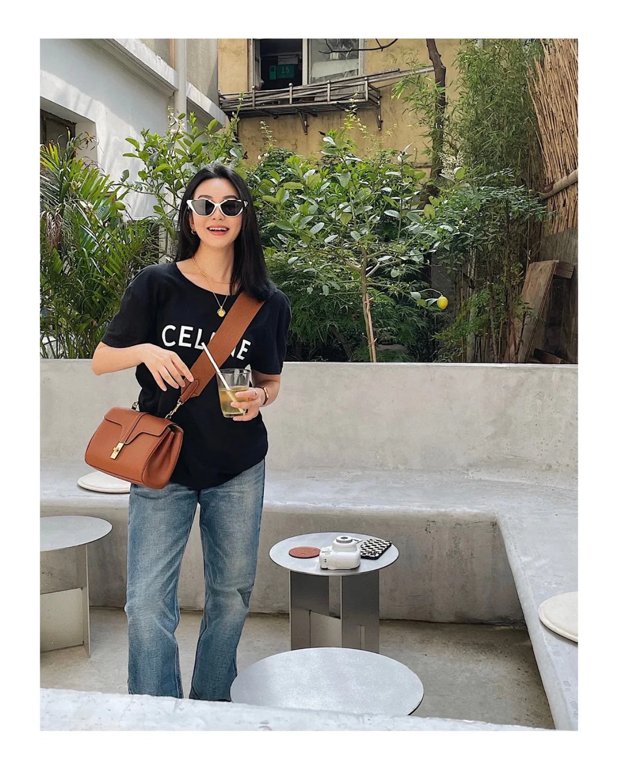 Сумка Celine из мягкой телячьей кожи с 16 узорами - 4