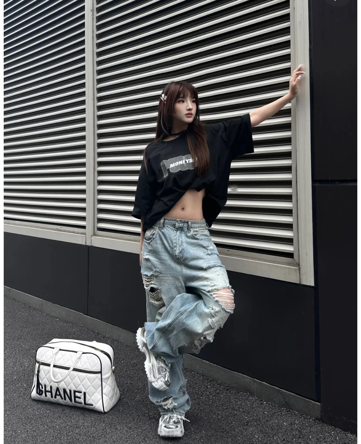 Сумка для переноски шаров для боулинга 25 пенсов - белая.