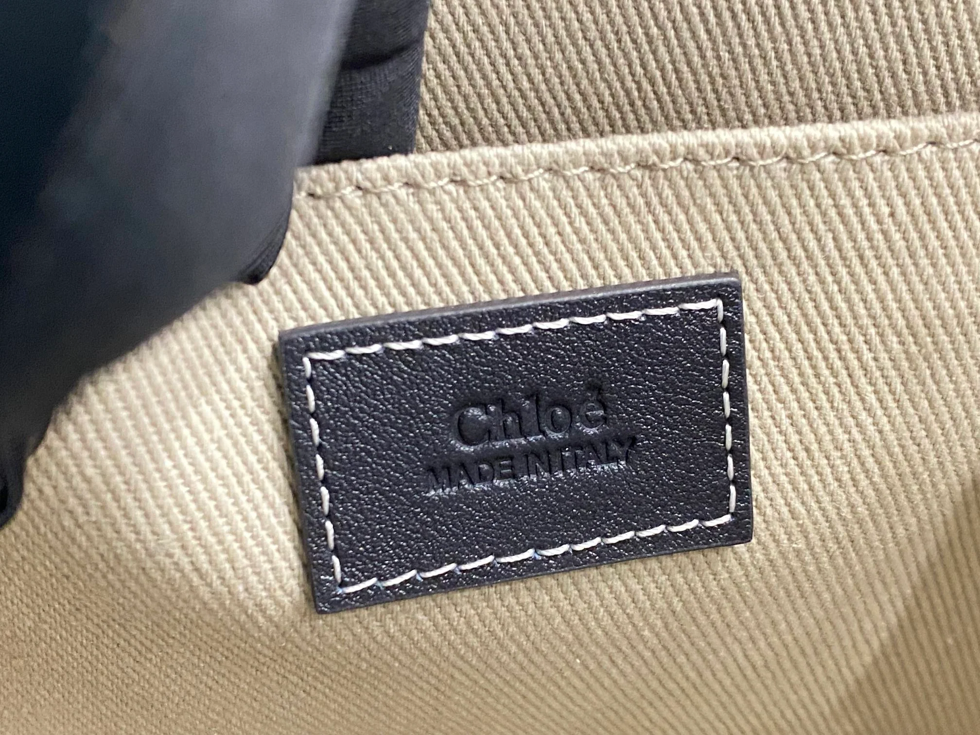 Сумка-тоут Chloe Woody - Маленькая - Джинсовая