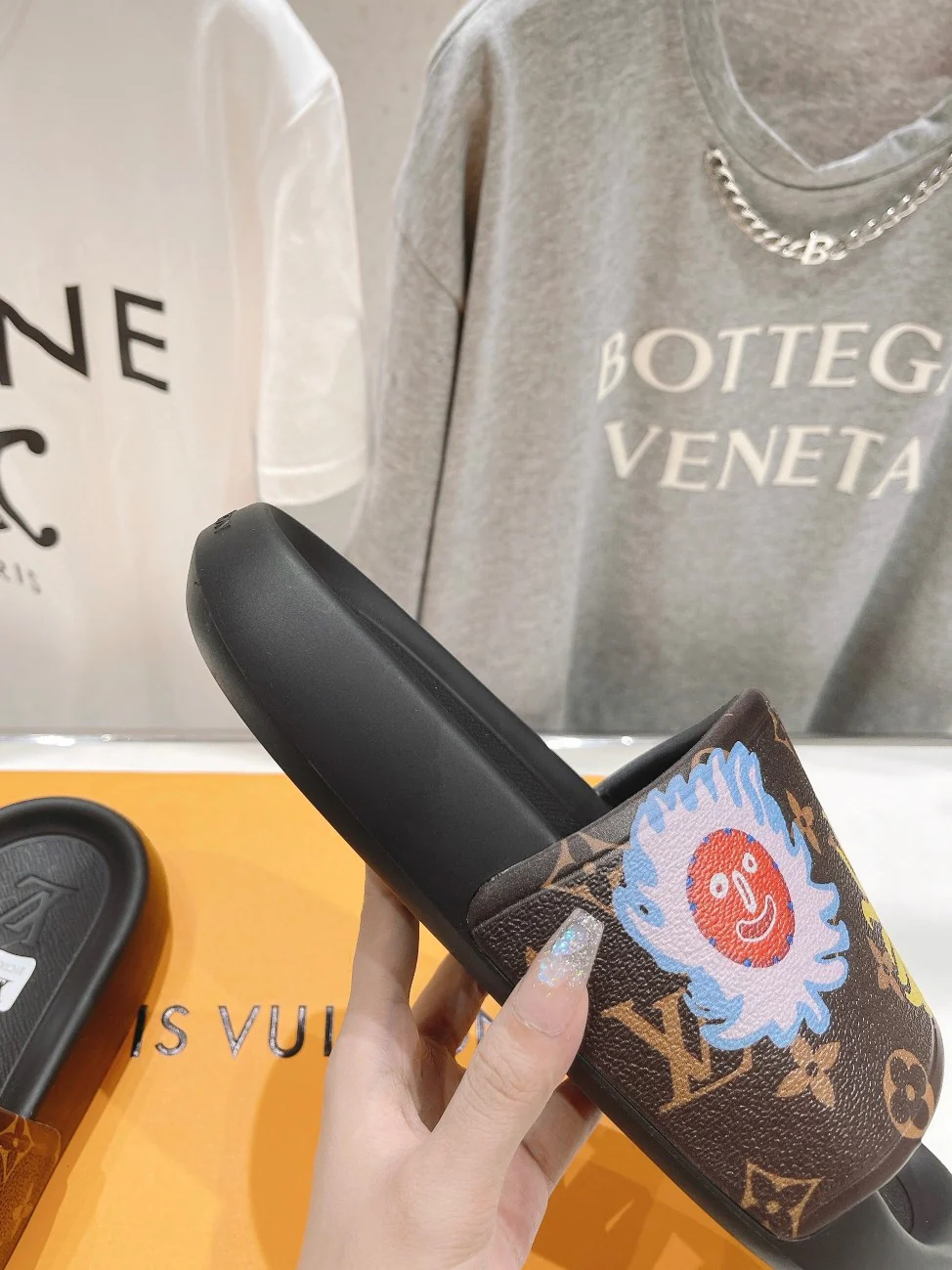 Новинка весны/лета 2023 года - Повседневные пляжные сандалии без шнурков - С рисунком солнца