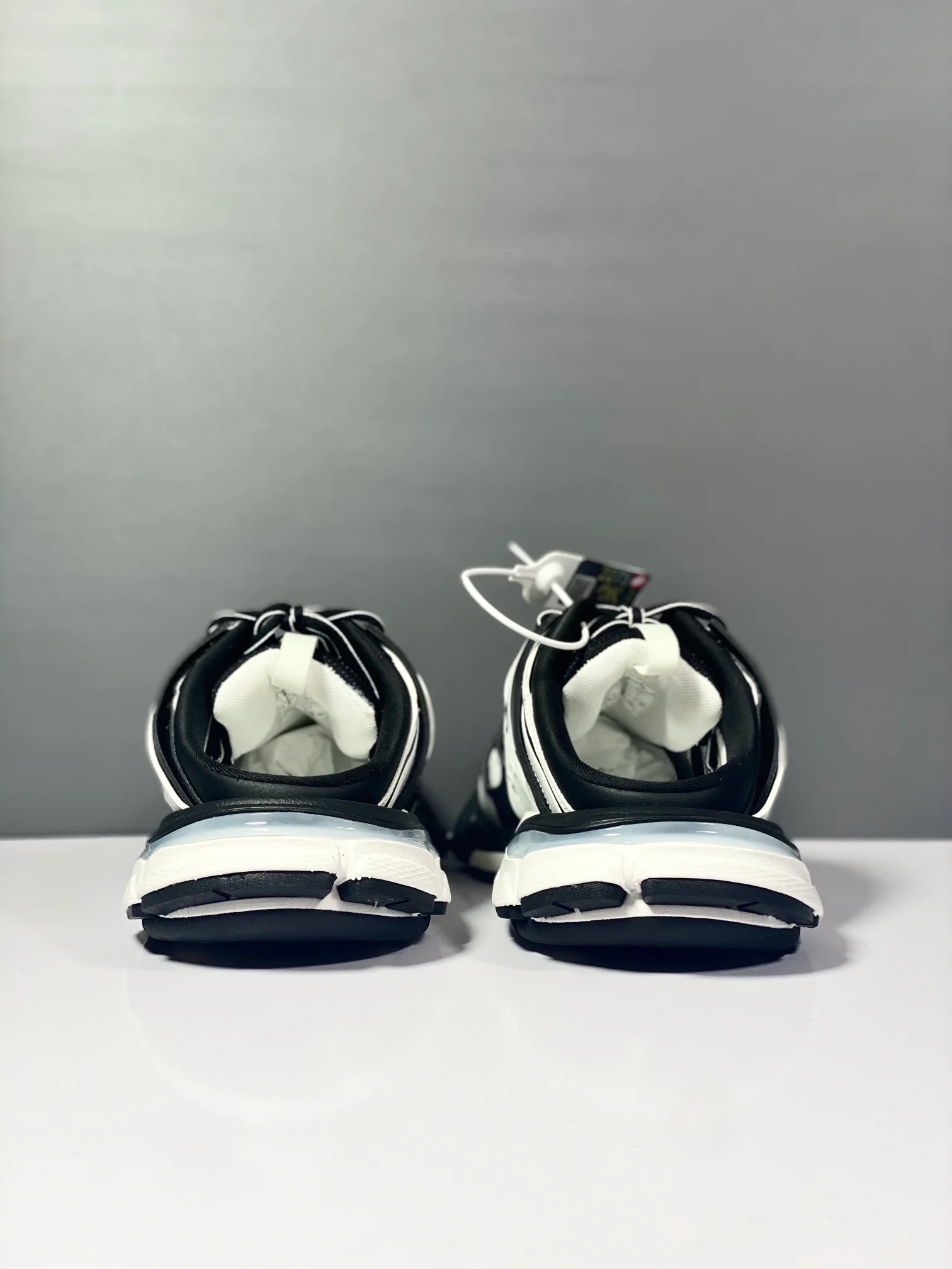 Balenciaga - Парные тапочки - 3-0 - Полутапочки - Кроссовки - Tess - S-Gomma - Maille - Бело-оранжевые