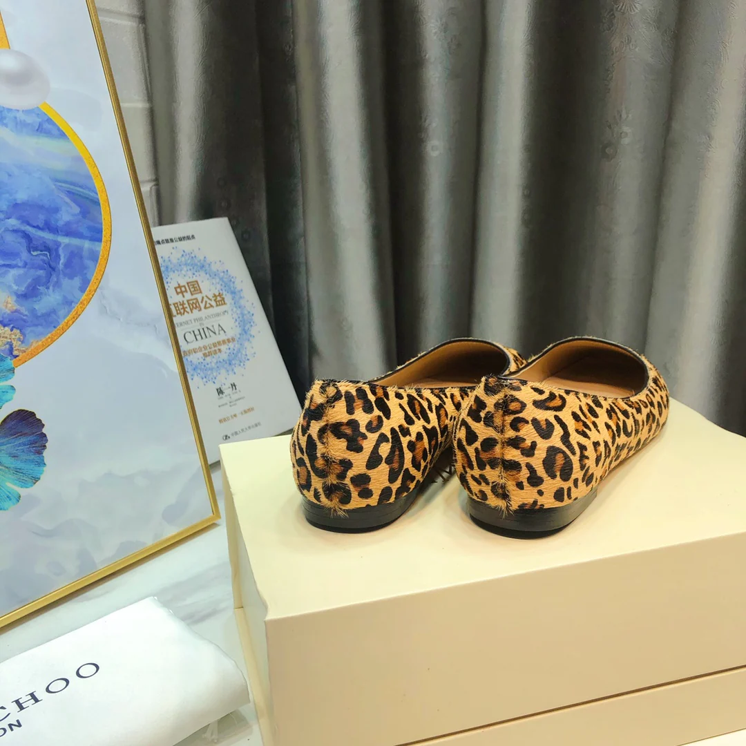 Балетки Jimmy с леопардовым принтом