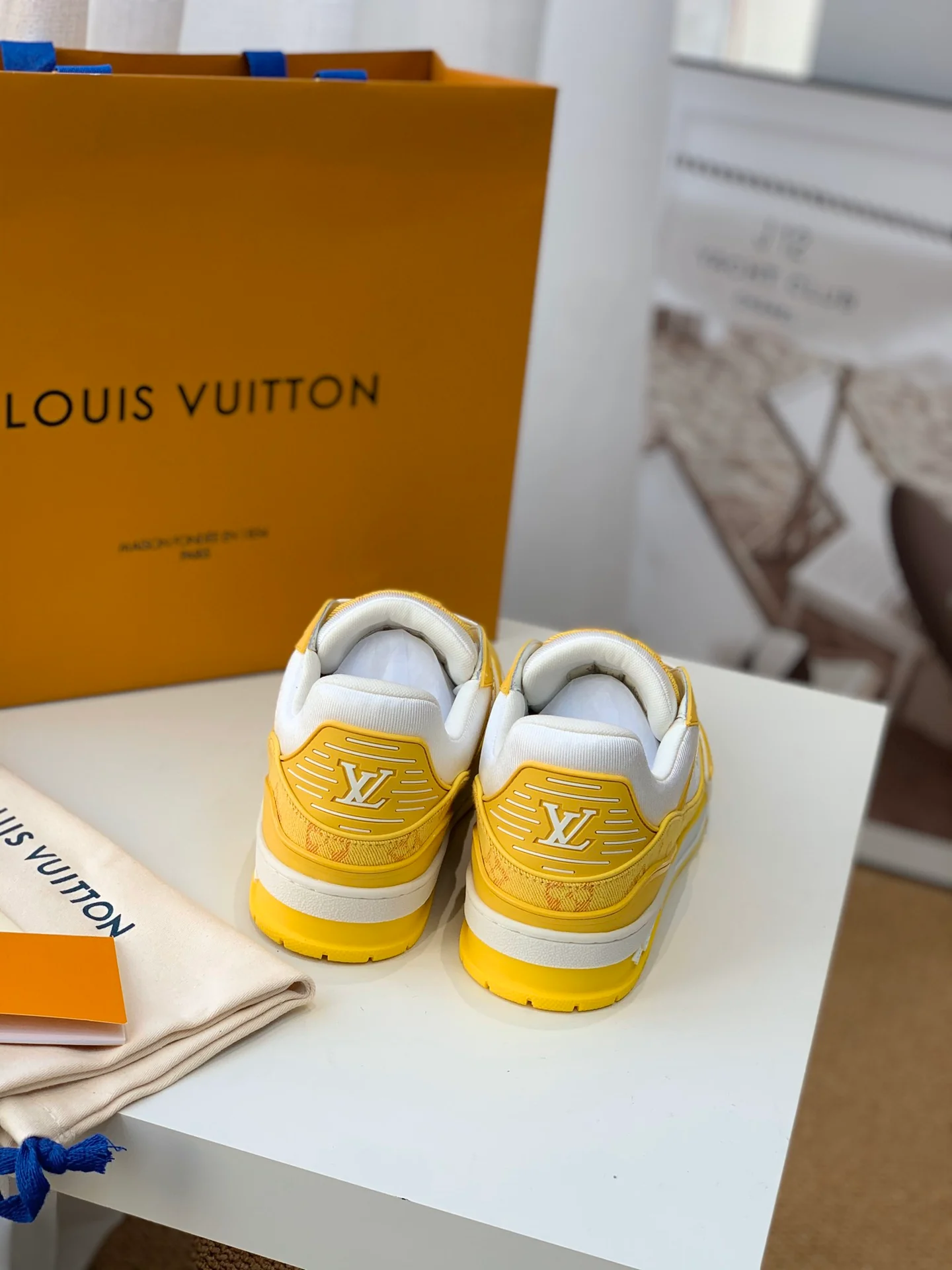 Кроссовки LV Trainer Series - Унисекс - Желтые