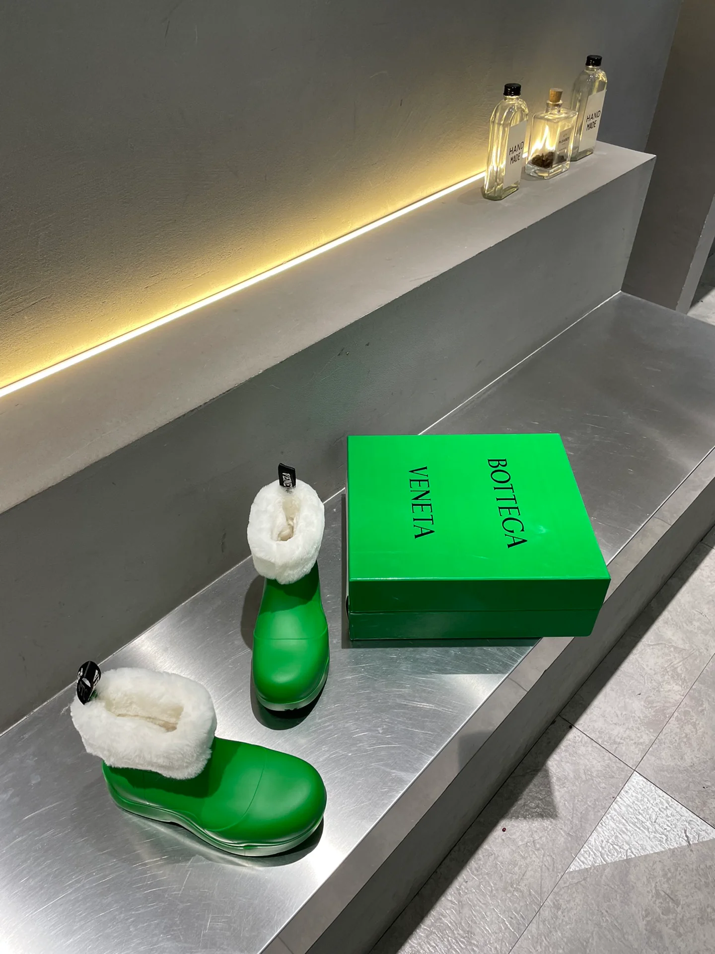 BV - Шерстяные зимние сапоги - Зеленые