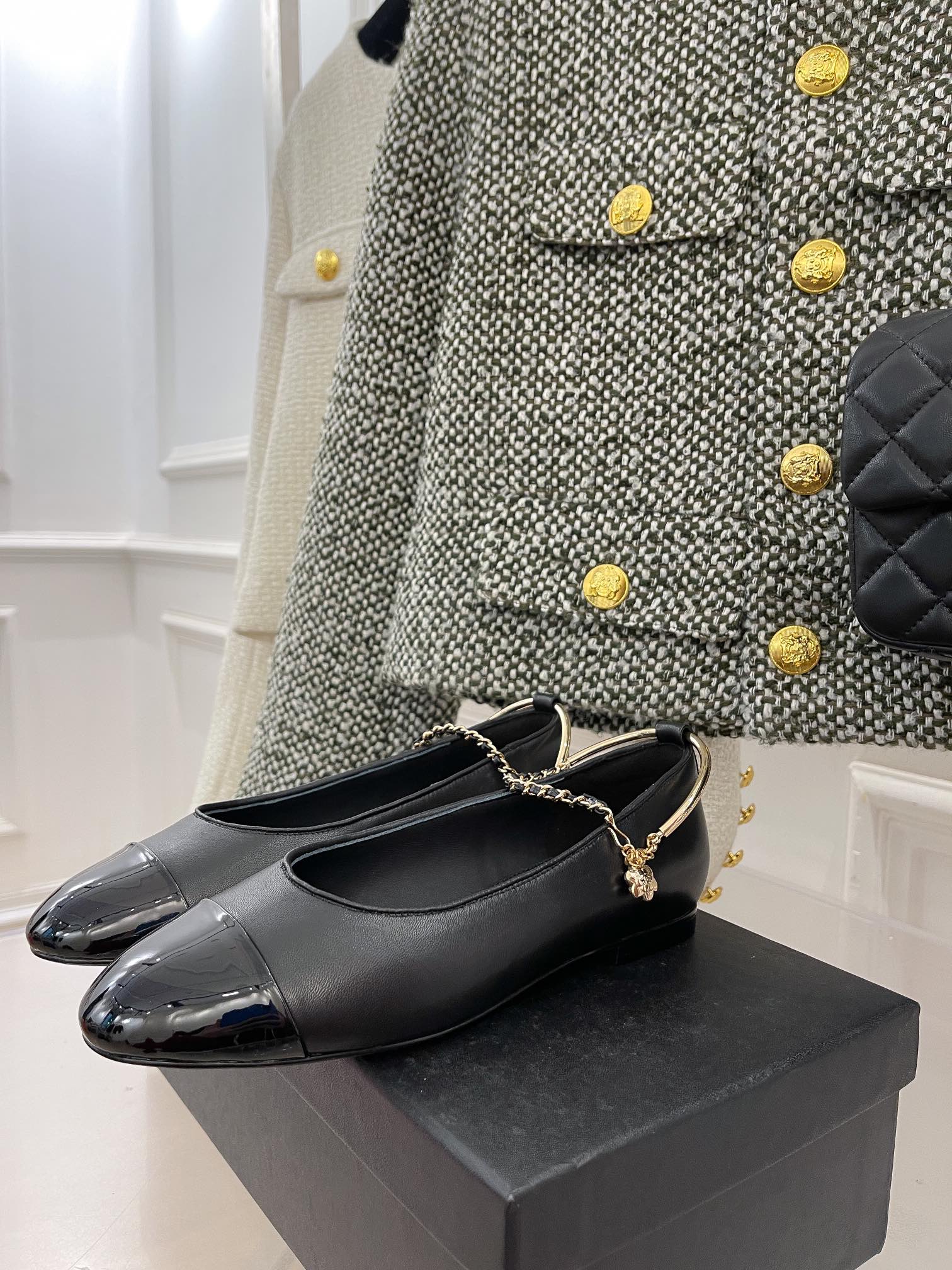 Chanel - Изысканная цепочка - Туфли Мэри Джейн - 5