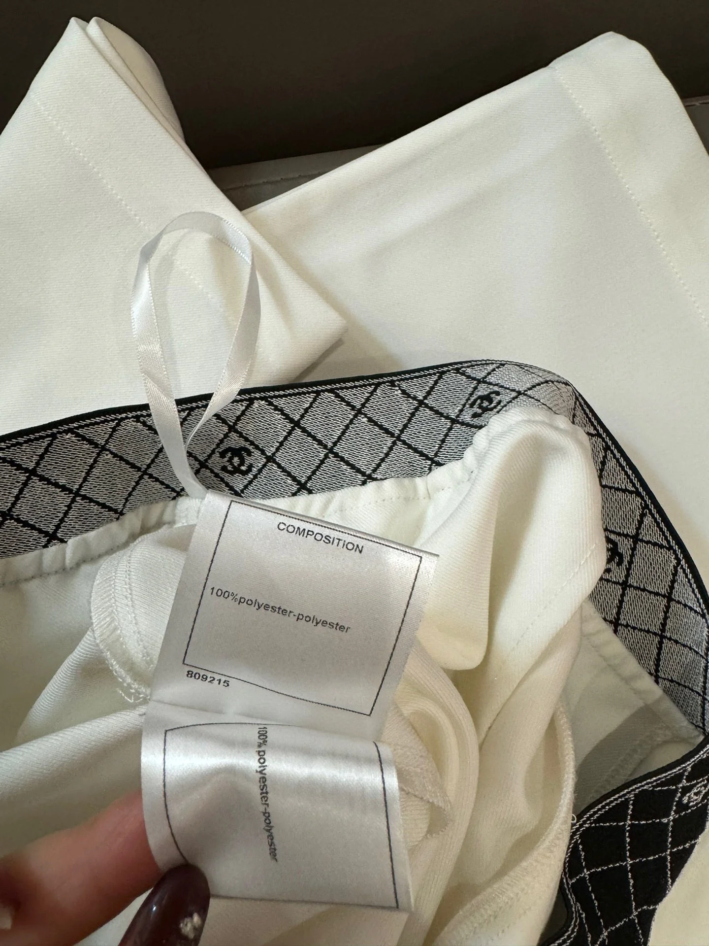 Брюки Chanel 2404-24ss New Style - белые