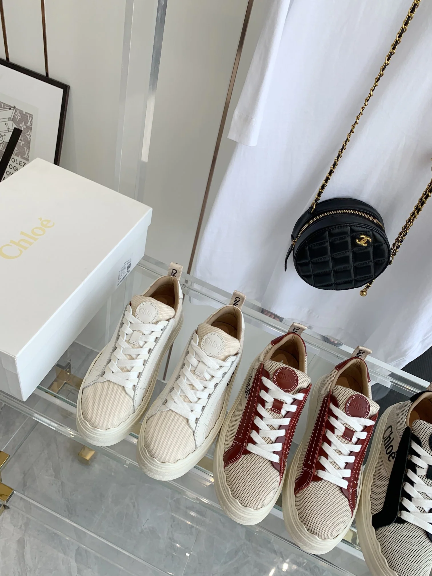 Хлоя - Белые кроссовки - Кроссовки на платформе - Повседневная обувь - 2