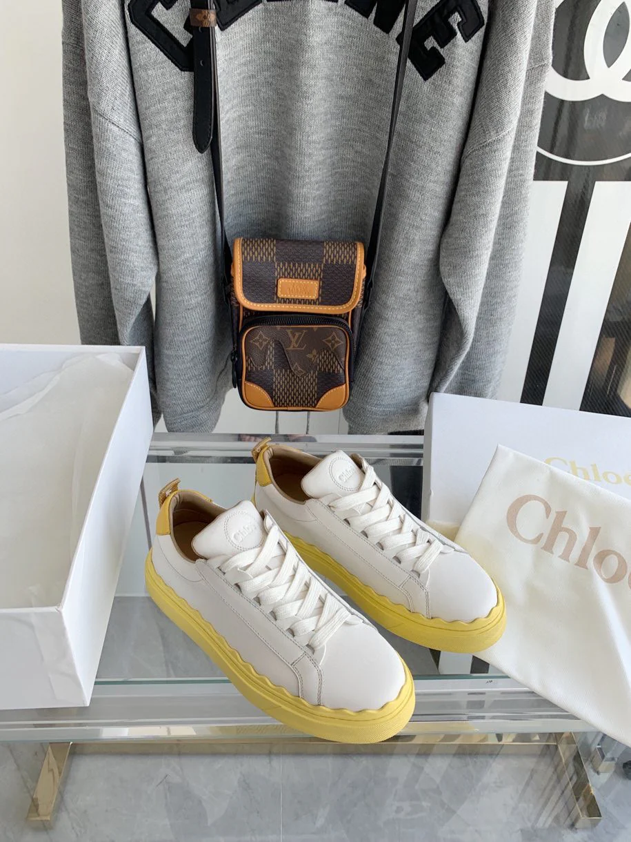 Белые кроссовки Chloe - Кроссовки на платформе - Повседневная обувь - Размеры 35-45