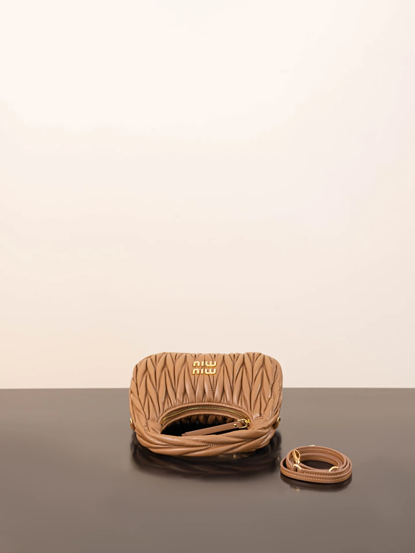 Miu Miu-5bc125m900-??????-????-Маленький-Коричневый