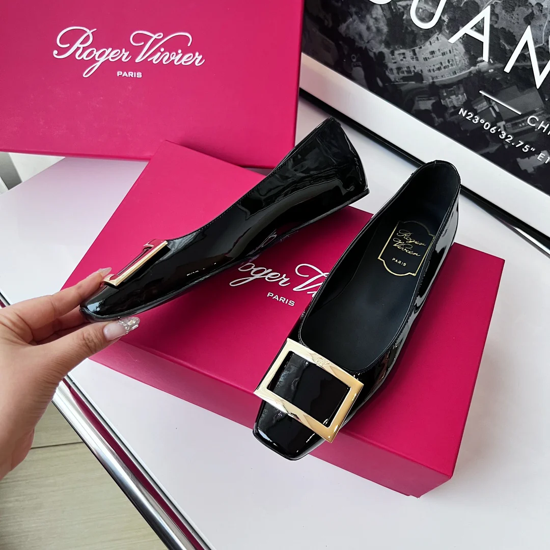 Туфли RV - классические балетки - черные