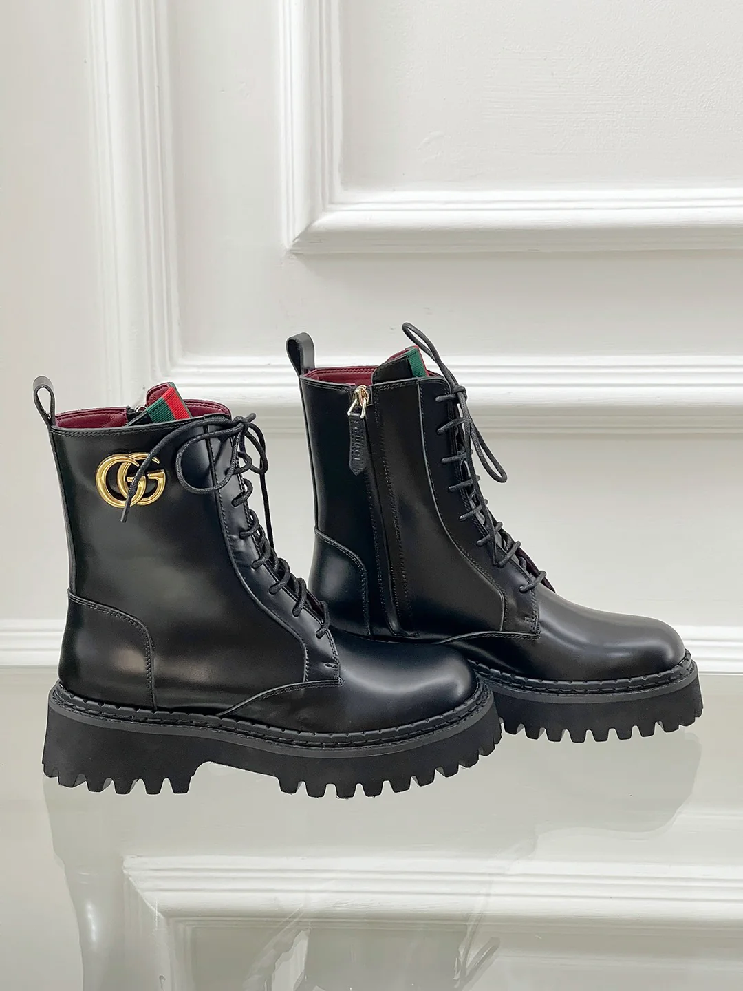Ботинки Gucci Dr. Martens 2024 — черные — 1