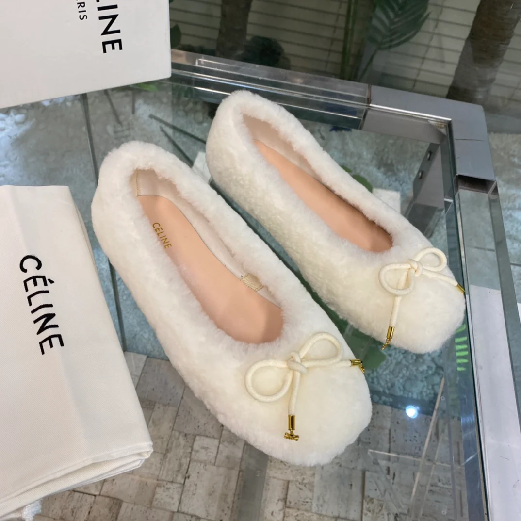 Новые шерстяные лоферы Celine 22fw осень/зима - кулон 