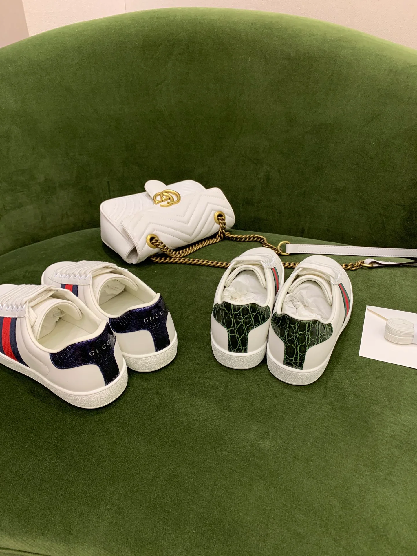 Gucci - Кроссовки - Обувь для скейтбординга - Белые кроссовки - 1