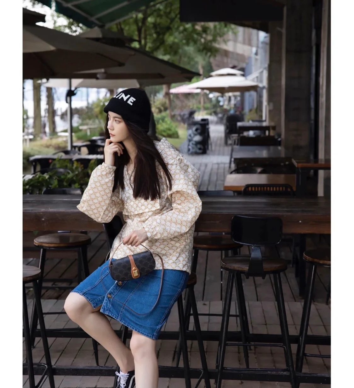 Мини-клатч Celine Taboo с монограммой