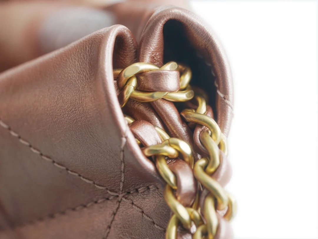 Chanel - Новая сумка 22 - Розовое золото