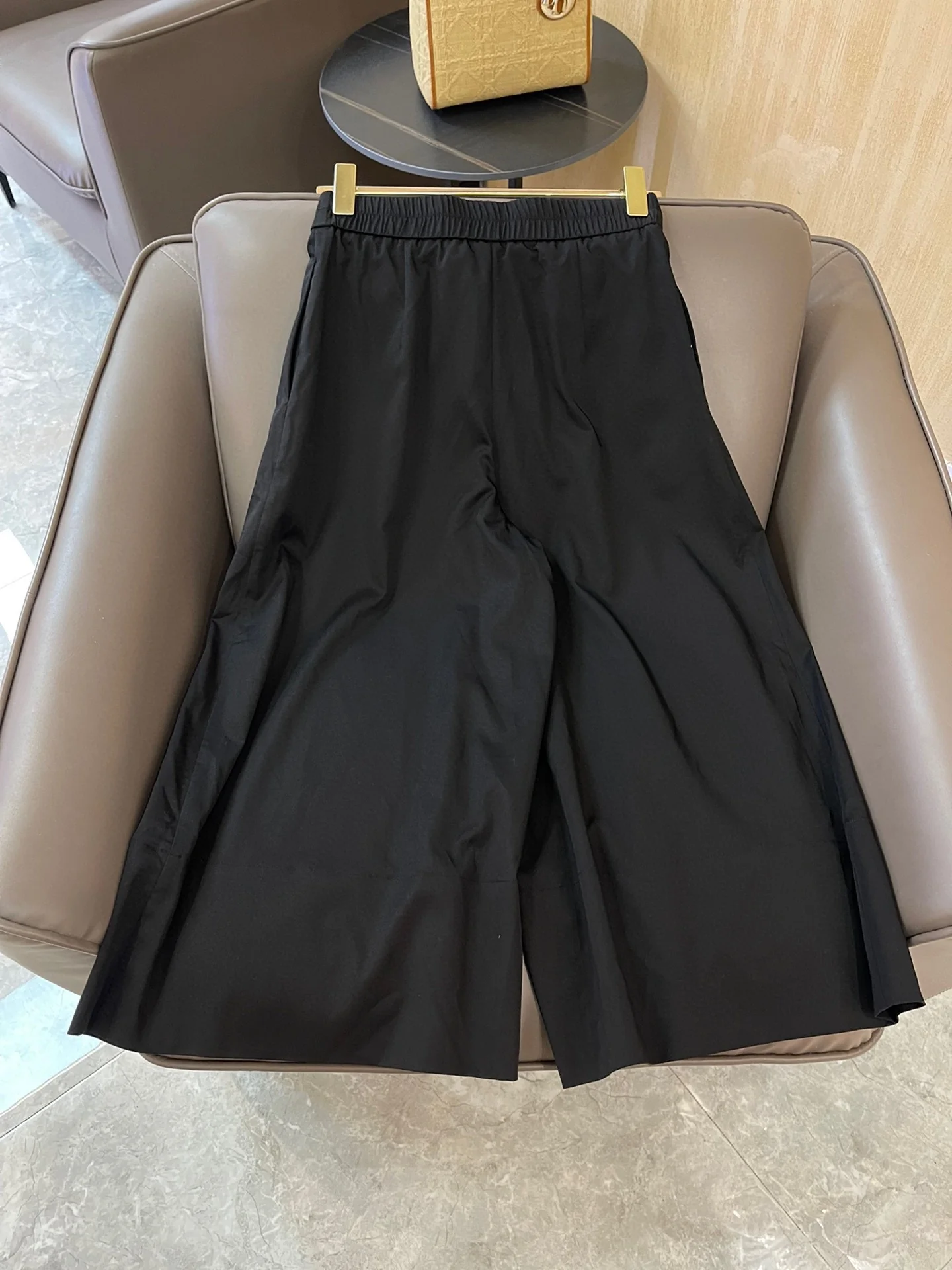 Новые широкие брюки Celine 2404-24ss - черные