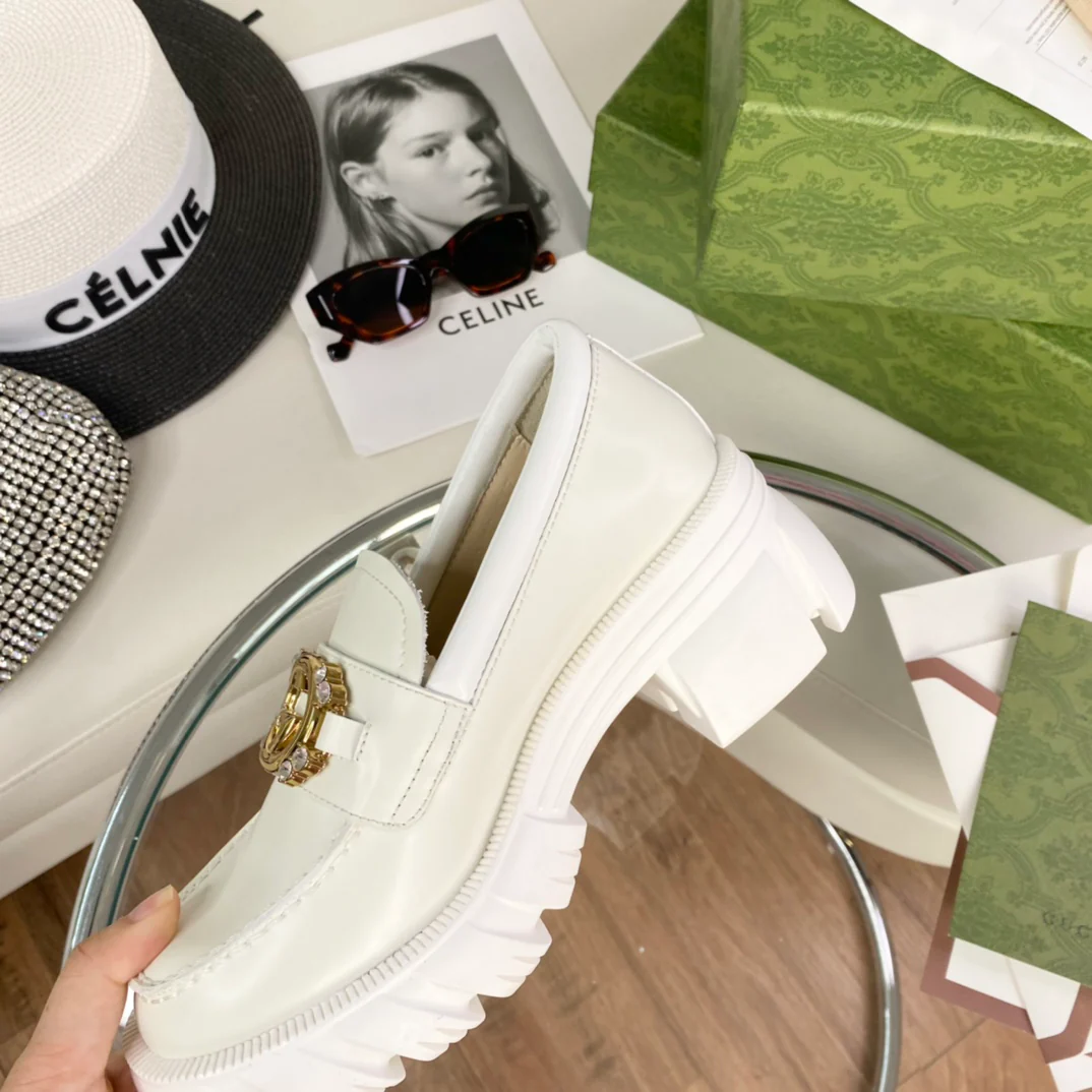 Лоферы Gucci на платформе